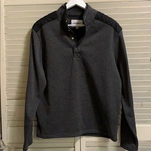 Goodfellow &Co Pullover Fleece Cardigan Quilted
